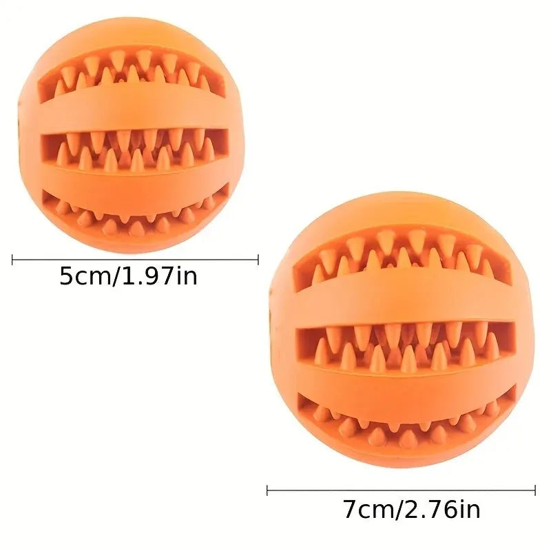 Balle SnackyBall™ – Le jouet malin qui amuse, nourrit et nettoie les dents de votre chien !