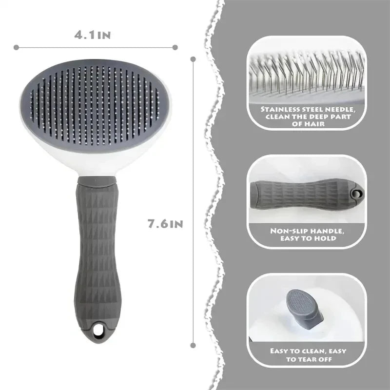Brosse MagiPoils™ Démêlez, nettoyez et caressez votre animal en un geste !