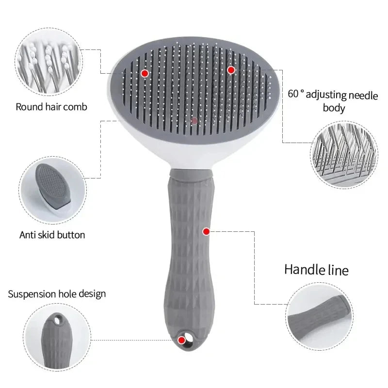 Brosse MagiPoils™ Démêlez, nettoyez et caressez votre animal en un geste !